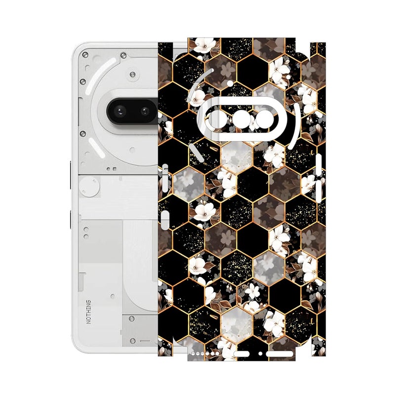 90STETHIX Mobile Skin Sticker Wrap | Compatible for Nothing Phone 3A | Scratchproof Matte Finish | Full Coverage for All Sides & Camera Protection (Design-1) (233) - Image 1