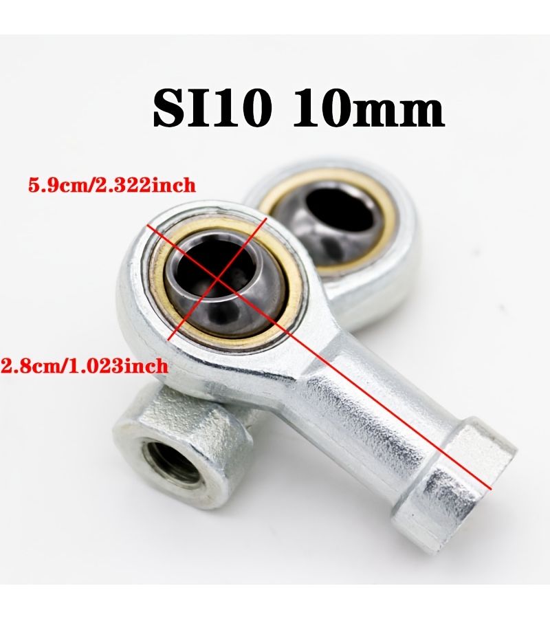 4Pcs Steel Rod End Spherical Bearings SI8 8mm Male Female Ball Joint Metric Threaded High Durability - Image 2