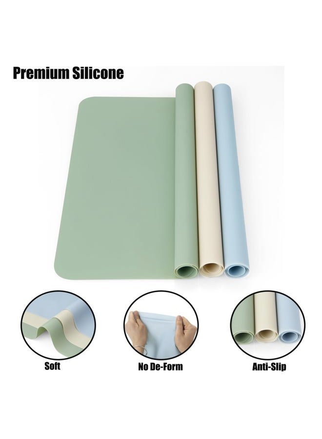 PandaEar 3 Pack Silicone Mats for Crafts, Resin Casting, Jewelry Making, Play Dough, & Art Supplies, Nonstick Heat-Resistant Large Sheets for Crafting, 15.7"x 11.8" - Image 5