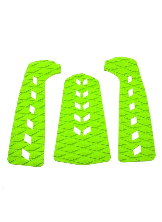 Thoraya EVA Anti slip Stomp Pad with Squarea Hole for Surfboard Shortboard Longboard Skimboard(green)  - Image 1