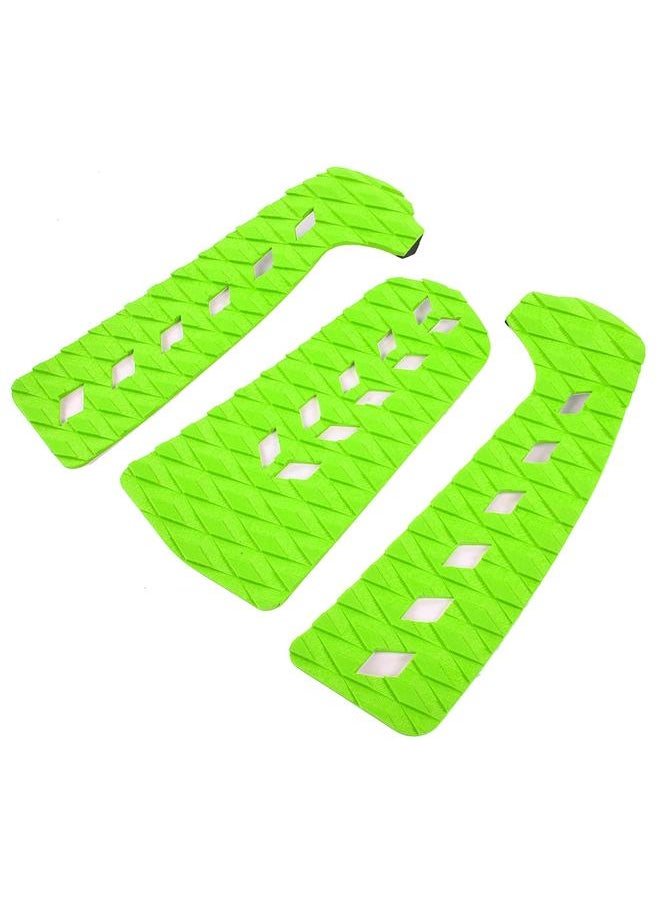 Thoraya EVA Anti slip Stomp Pad with Squarea Hole for Surfboard Shortboard Longboard Skimboard(green)  - Image 2