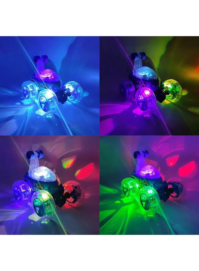 جويال سيارة جويال البهلوانية القابلة لإعادة الشحن، مزودة بجهاز تحكم عن بعد، تدور بزاوية 360 درجة، مع موسيقى وأضواء، للأطفال من عمر سنتين فما فوق - متعددة الألوان - Image 3