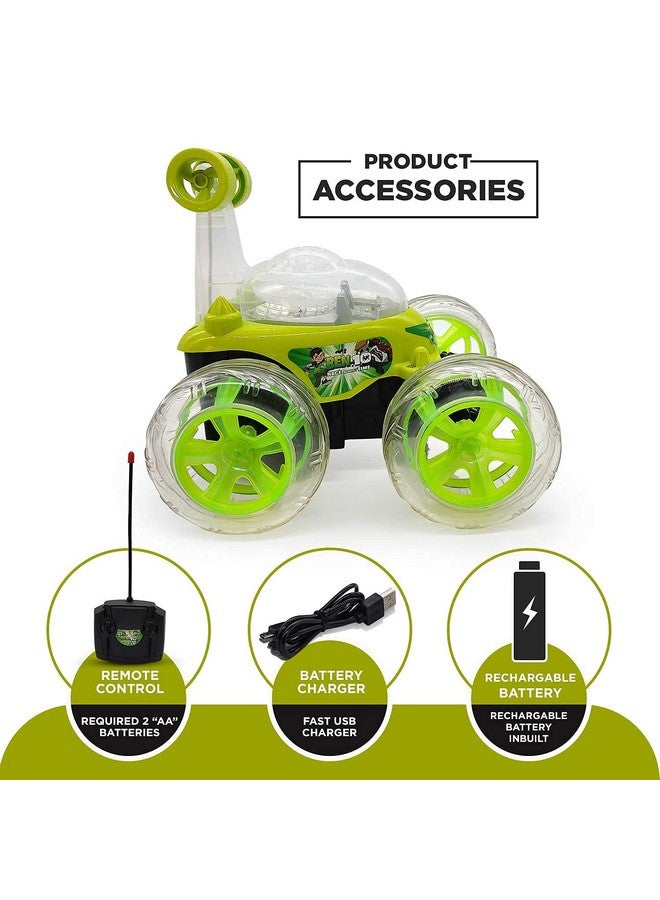 جويال سيارة جويال البهلوانية القابلة لإعادة الشحن، مزودة بجهاز تحكم عن بعد، تدور بزاوية 360 درجة، مع موسيقى وأضواء، للأطفال من عمر سنتين فما فوق - متعددة الألوان - Image 5