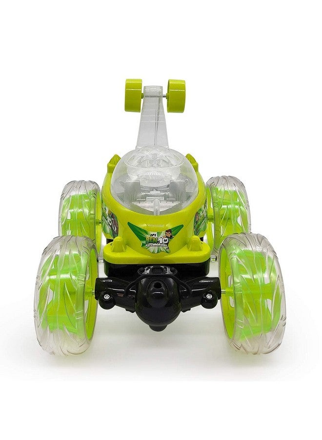 جويال سيارة جويال البهلوانية القابلة لإعادة الشحن، مزودة بجهاز تحكم عن بعد، تدور بزاوية 360 درجة، مع موسيقى وأضواء، للأطفال من عمر سنتين فما فوق - متعددة الألوان - Image 4