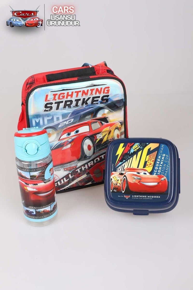 Arabalar Cars Licensed Cars Lunch Box, Tritan Water Bottle 500 ml and 2 Layer Lunch Box Set - Image 5