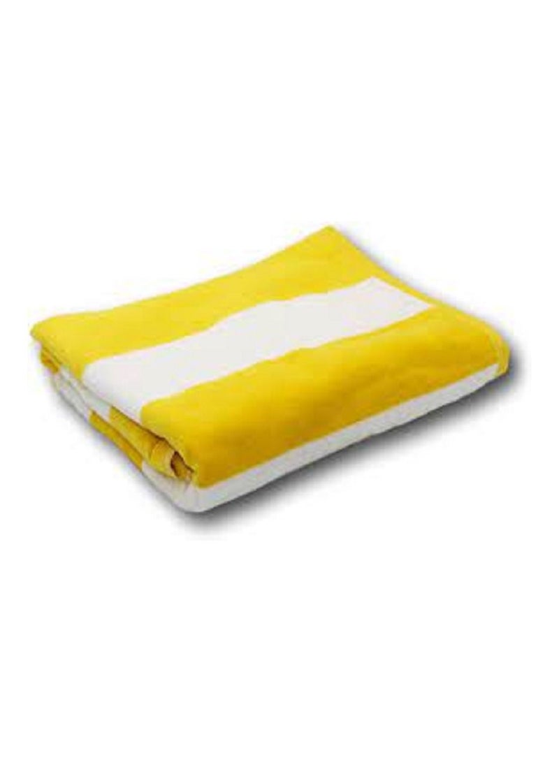 BYFT Petunia (Yellow & White) Luxury Pool Towel (90 x 180 Cm-Set of 1) 100% Cotton, Highly Absorbent and Quick dry, Classic Hotel and Spa Quality Bath Linen-600 Gsm - Image 4