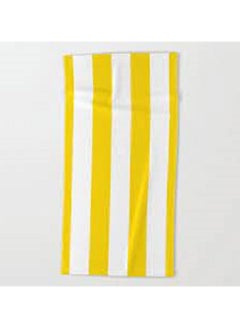 BYFT Petunia (Yellow & White) Luxury Pool Towel (90 x 180 Cm-Set of 1) 100% Cotton, Highly Absorbent and Quick dry, Classic Hotel and Spa Quality Bath Linen-600 Gsm  - Image 3