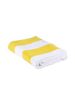 BYFT Petunia (Yellow & White) Luxury Pool Towel (90 x 180 Cm-Set of 1) 100% Cotton, Highly Absorbent and Quick dry, Classic Hotel and Spa Quality Bath Linen-600 Gsm  - Image 2