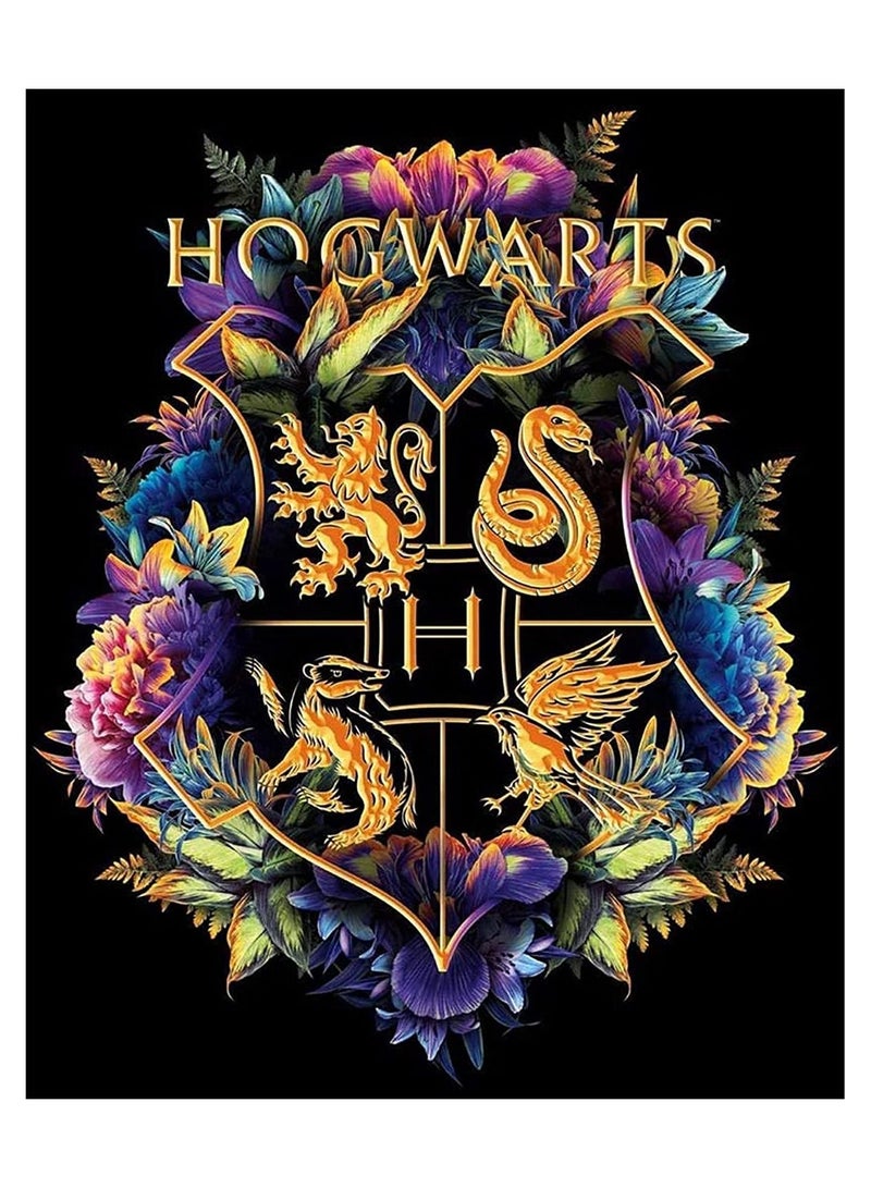 SYOSI DIY 5D Diamond Painting by Number Kits 12X16", Kids and Adults Paint Diamonds Full Kit, Painting Cross Stitch, DIY Diamond Art Painting for Wall Decorations (Harry Potter and Hogwarts) - Image 1