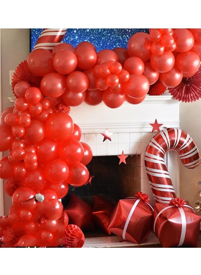 25PCS 10 Inch Red Latex Balloons, Vibrant Red Party Balloons, Thick Durable Round Balloons for Birthday Party, Wedding, Anniversary, Festival, Graduation, Baby Shower, Decoration Supplies, Perfect for Celebrations & Events - Image 5