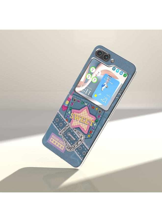 اس-توب جراب لهاتف Samsung Galaxy Z Flip5 بنمط مطبوع عليه رسومات - Image 5