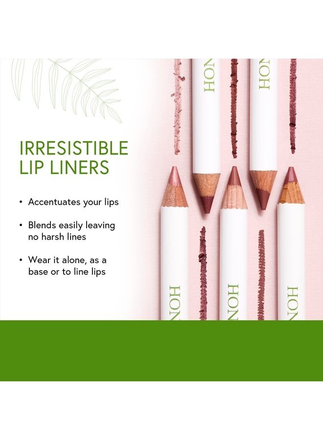 Honeybee Gardens Irresistible Red Lip Liner Pencil,Fantasy (deep red berry) Ultra-Soft Yet Weightless On Lips - Gluten Free, Vegan, Cruelty Free, Paraben Free - Image 4
