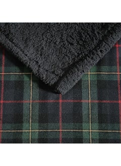 Eddie Bauer Throw Blanket Super Soft Reversible Cotton Flannel Sherpa Bedding Ideal And White Elephant Gifts Cozy Plaid Throw Blankets For Couch Pine Tartan Throw  - Image 4
