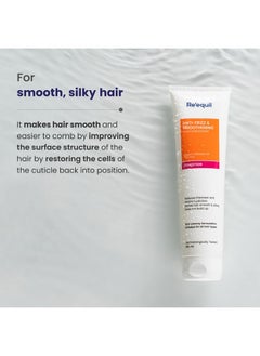 RE' EQUIL Anti Frizz & Smoothening Aloe Vera Conditioner With Babassu Oil | Tames Frizz & Hydrates Dry Hair | Protein & Silicone Free | All Hair Types | 150 Ml,1 Count  - Image 3