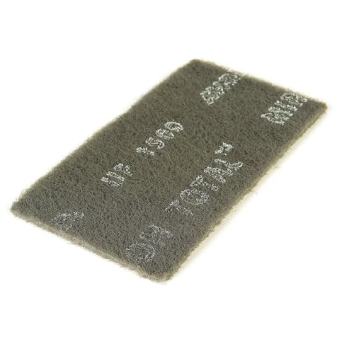 Mirka Mirlon Total/Ultra Fine Grit 1500/25 Pieces/Scuff Pads/General Purpose Sanding/Handsanding Non-Woven / 4.5" x 9" / ‎18-118-448 - Image 1