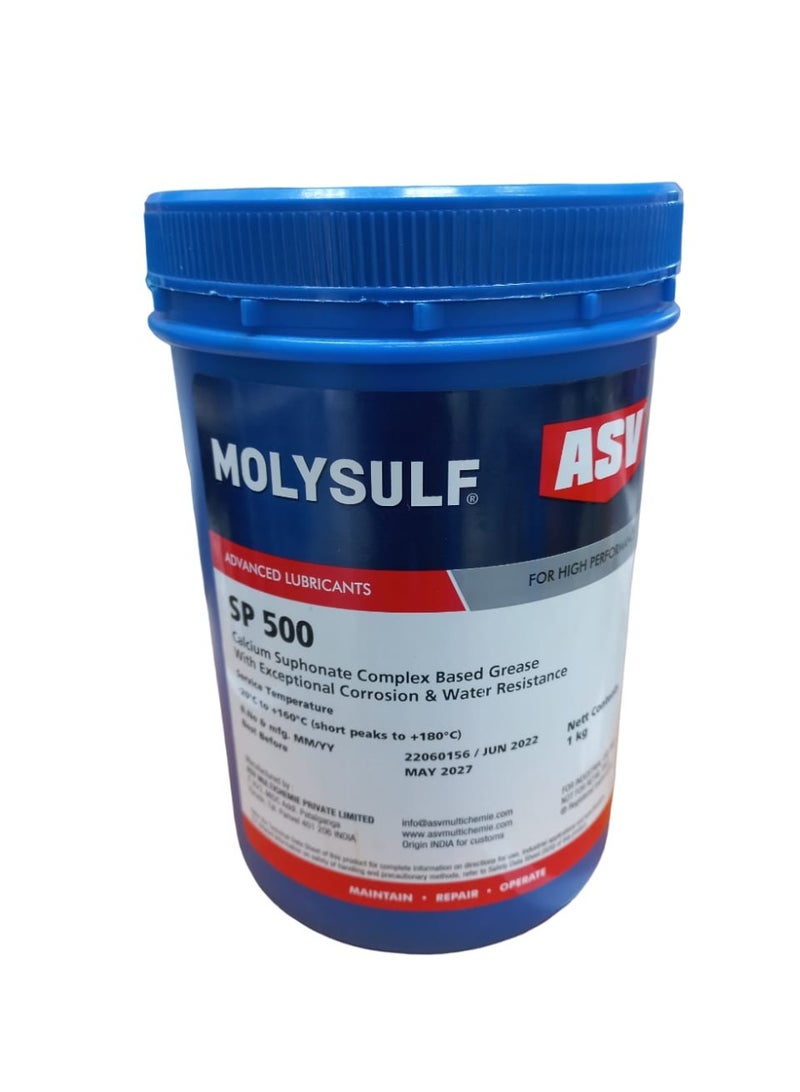MOLYSULF ASV SP 500 Calcium Sulphonate Complex Based Greases 1kg