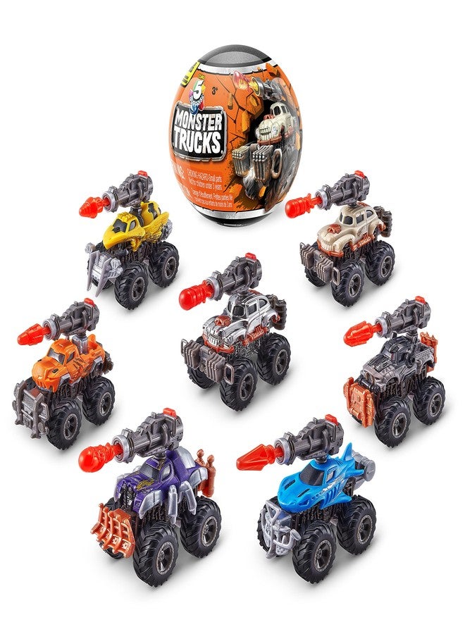 5 Surprise Monster Trucks Series 1 (2 Pack) by ZURU, Miniature Mystery Collectible Capsules, Mini Toy Truck, Battle Toys for Boys, Kids, Teens - Image 4