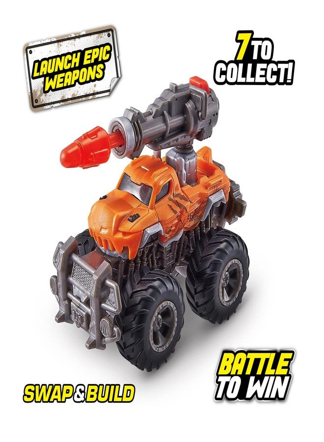 5 Surprise Monster Trucks Series 1 (2 Pack) by ZURU, Miniature Mystery Collectible Capsules, Mini Toy Truck, Battle Toys for Boys, Kids, Teens - Image 3