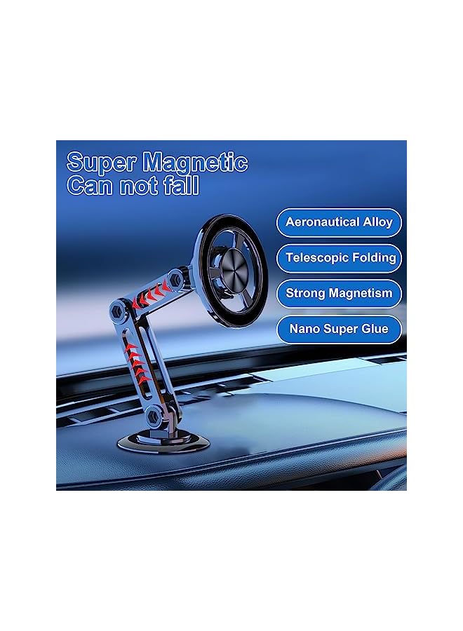 Green Tiger Car Phone Holder, Magnetic Phone Holder for Car 360° Adjustable Cell Phone Mount Magnetic Suction Car Phone Holder Universal Metal Car Phone Holder for All Mobile Phones - Image 5