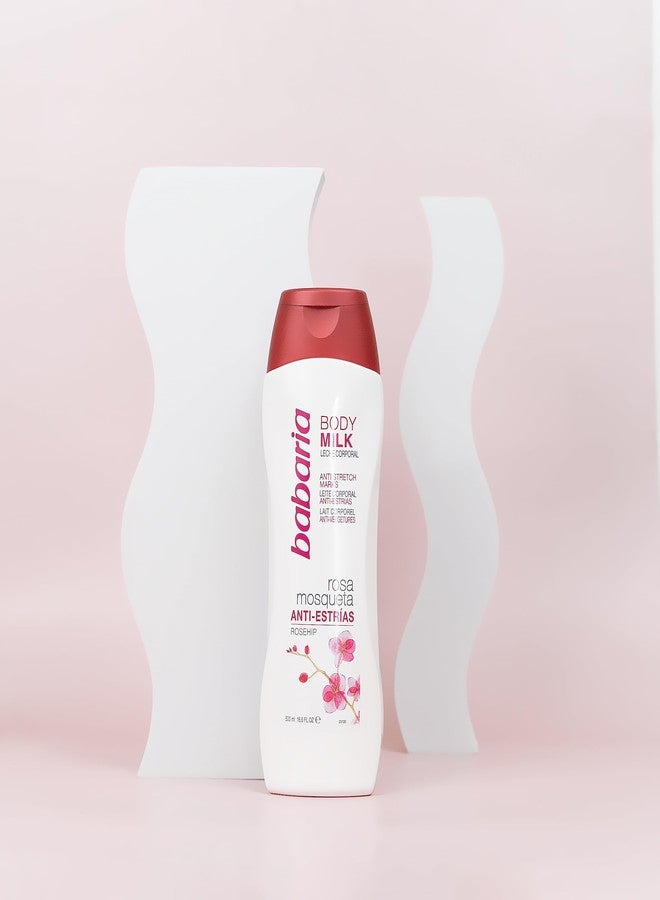 Babaria Anti Stretch Marks Body Milk - Moisturizing and Hydrating Effects - Infused with Sweet Almond Oil and Vitamin E - Reduces Appearance of Wrinkles - Suitable for All Skin Types - 16.6 oz - Image 3