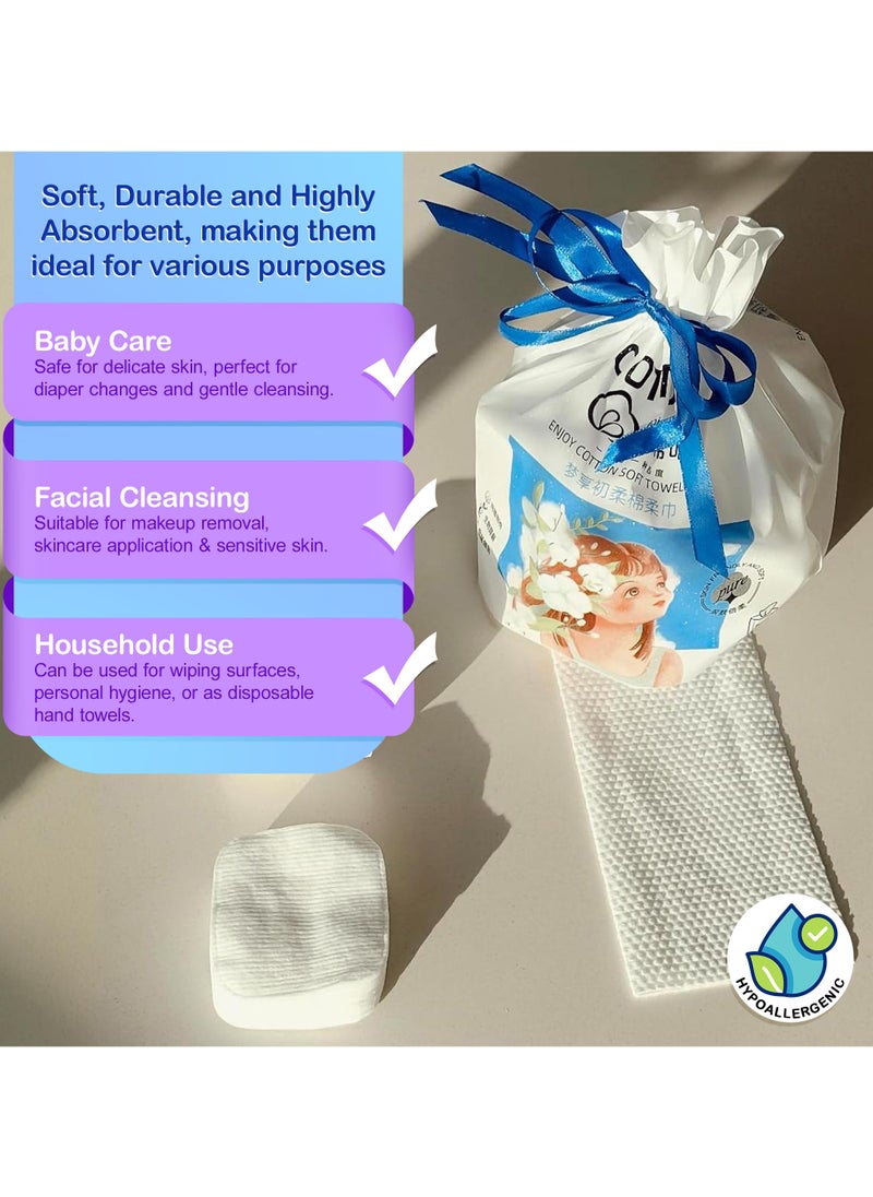 Easy to Use 24 Soft Cotton Wipes – 80 Sheets | 100% Natural Esthetic Wipes | Ultra-Soft & Absorbent | Ideal for Baby Care, Makeup Removal & Skincare | Disposable & Eco-Friendly - pzsku/Z5C054A1AA911A10E05BCZ/45/1741636519/4f8c0b85-5452-4aaf-99ad-59e38a9e483f