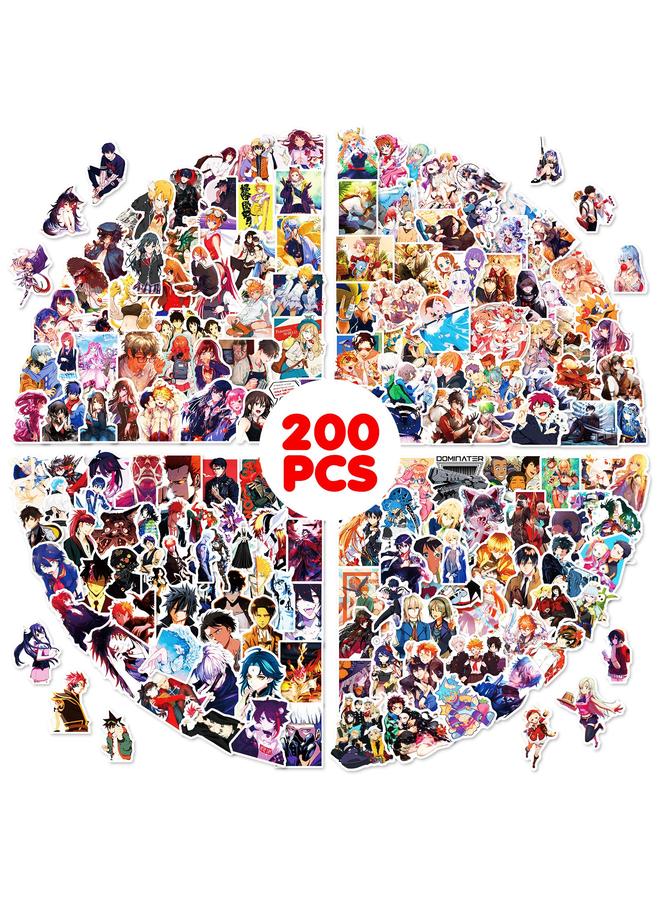 Bluejw 200 Cartoon Mix Stickers Cartoon Diffuse Stickers Luggage Skateboard Refrigerator Mobile Phone Stationery Decoration - Image 2