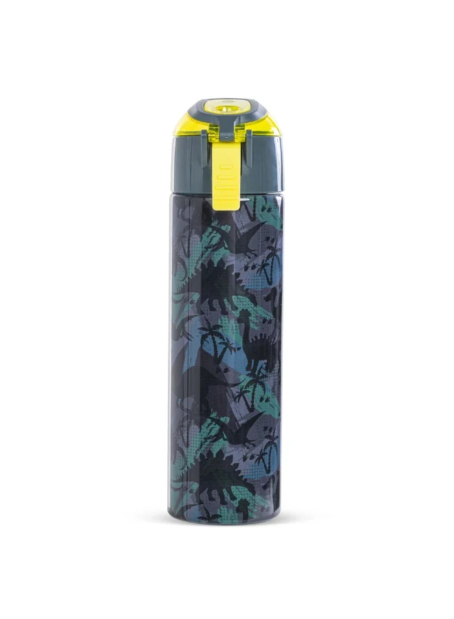 Eazy Kids Eazy Kids - Insulated Stainless Steel Water Bottle w/Spray -T-Rex, 640ml Green