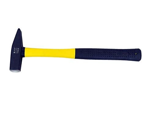 Jon Bhandari Tools 200g Machinist Hammer – High Carbon Steel Head, Shock Absorbing TPR Grip – Heavy Duty Riveting, Metal Shaping, Flattening, Metalworking & Dent Removal Tool for Professionals & DIY - Image 4