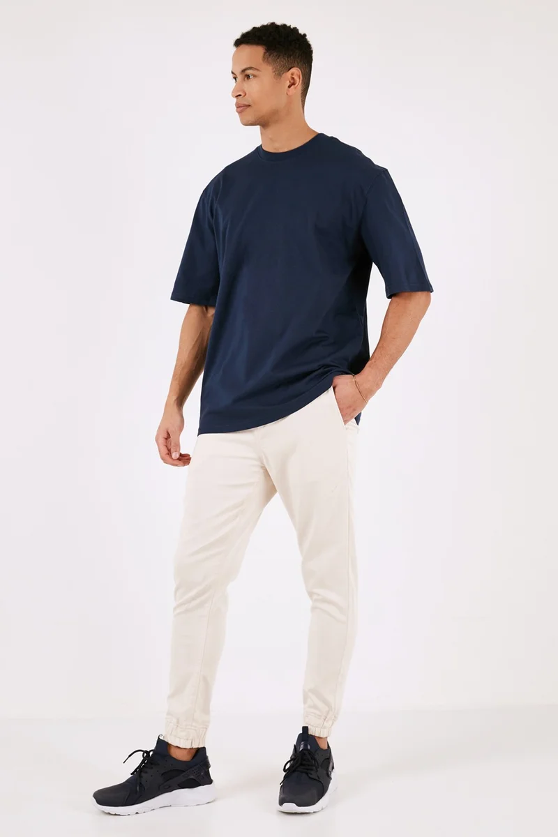 Buratti Cotton Oversize Crew Neck Basic T Shirt Men's T Shirt 5902365
