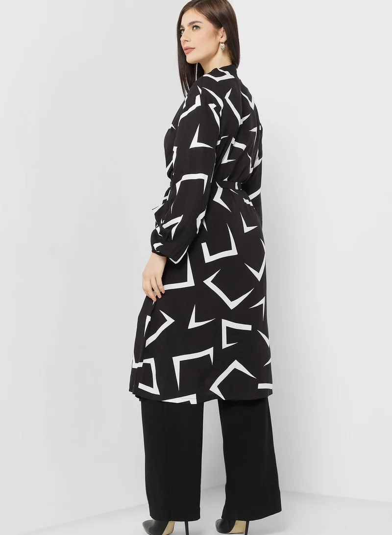 Khizana Printed Layering Light Jacket