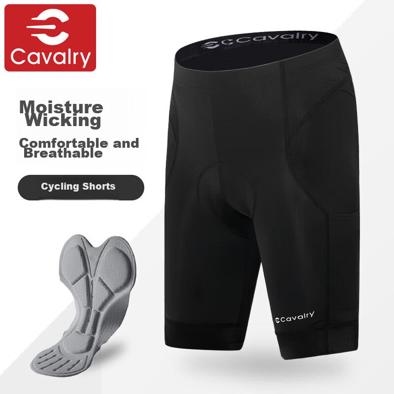 JD Jing Zao CAVALRY Cycling Shorts, Bicycle Riding Wear, Summer And Autumn Men's Padded Shorts, Mountain Bike Road Bike Pants, Seat Cushion Equipment, XL - Image 1