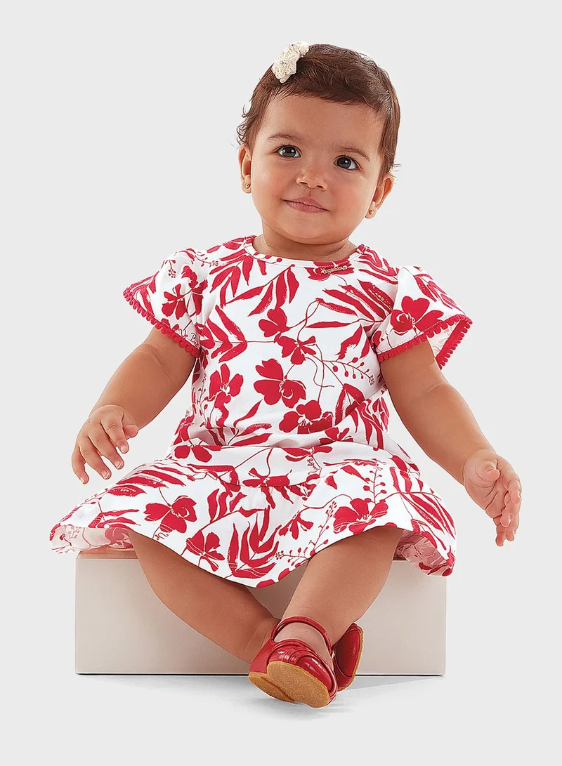 Up Baby Infant Printed Midi Dress