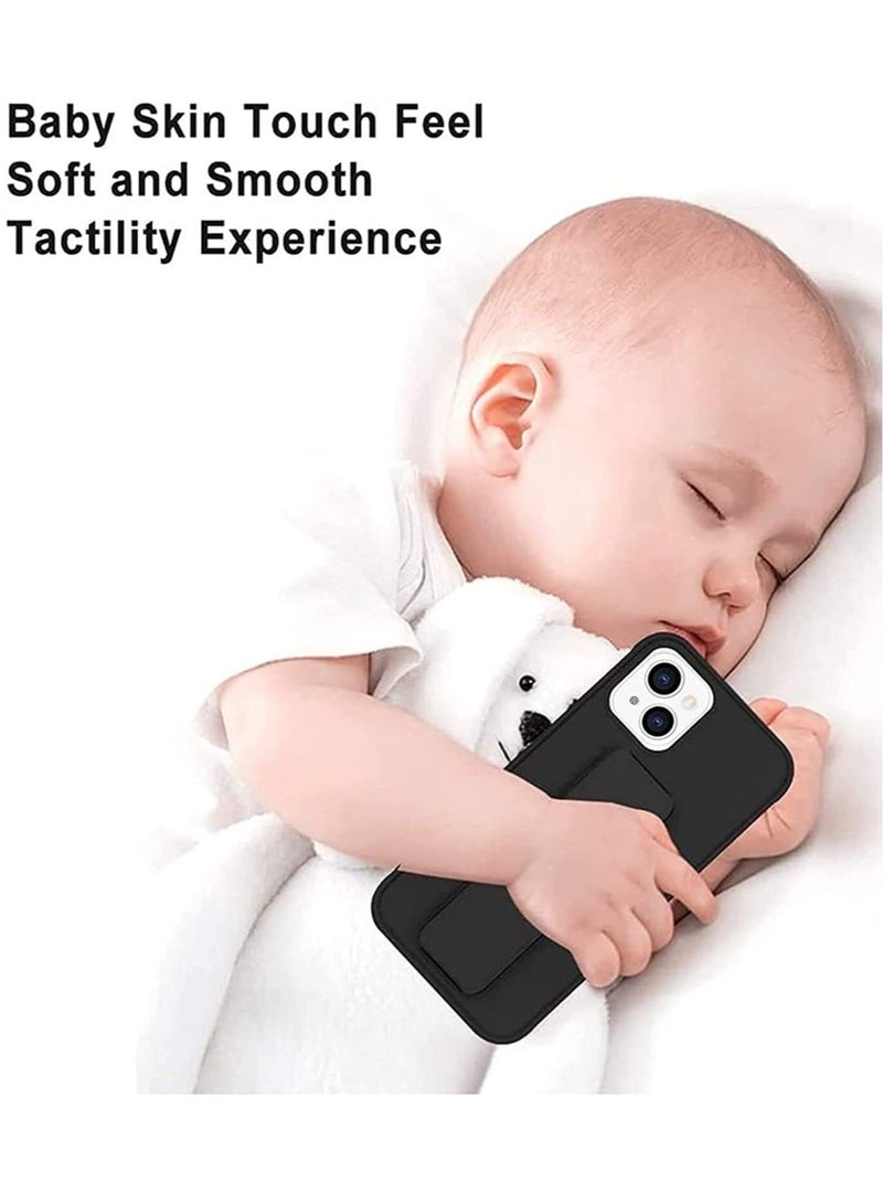 iPhone 14 Plus Case with Magnetic Kickstand, Black, - Image 2
