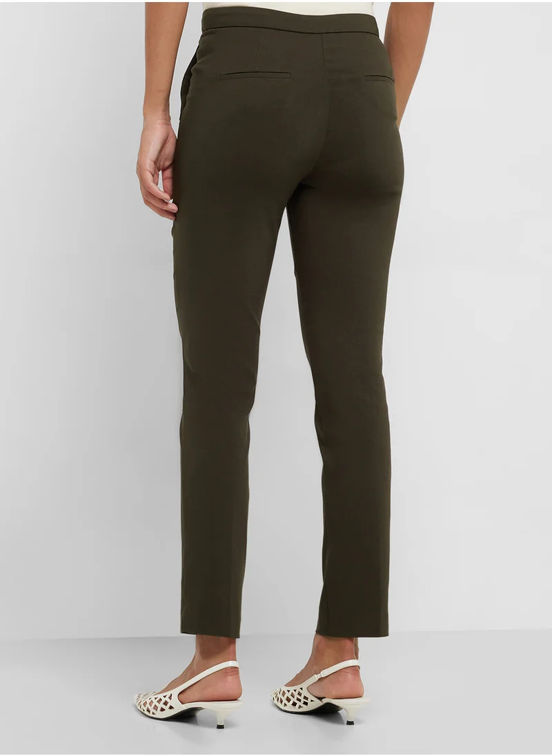 مانجو Crop Skinny Trousers