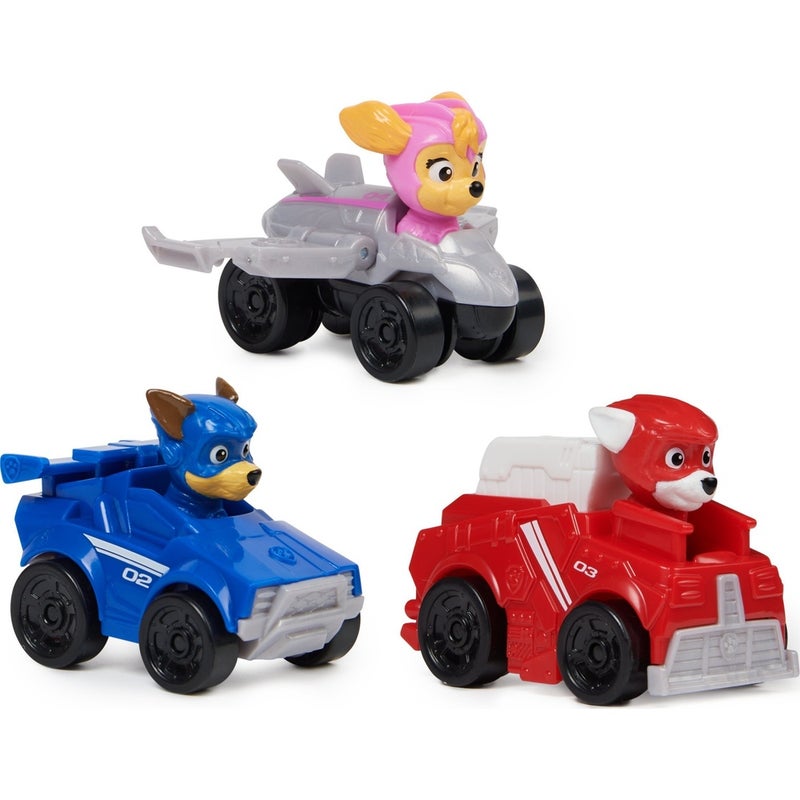 Spin Master - Paw Patrol Movie Pup Squad 3 Figures with Cars - 6067480 - Image 2