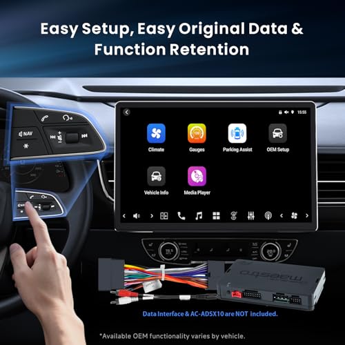 ATOTOZONE 14.1" QLED Single DIN & Double DIN Android Car Stereo, AI Agent & AI Vision, FlexView Pro Display, 7.1.2-Ch Audio, 4V RCA, HDMI in, 4G LTE, 8G+128G, Wireless CP&AA, ADS Protocol, Car IoT Hub,X10G141E - Image 3
