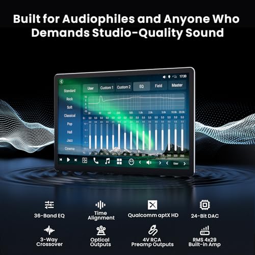 ATOTOZONE 14.1" QLED Single DIN & Double DIN Android Car Stereo, AI Agent & AI Vision, FlexView Pro Display, 7.1.2-Ch Audio, 4V RCA, HDMI in, 4G LTE, 8G+128G, Wireless CP&AA, ADS Protocol, Car IoT Hub,X10G141E - Image 5