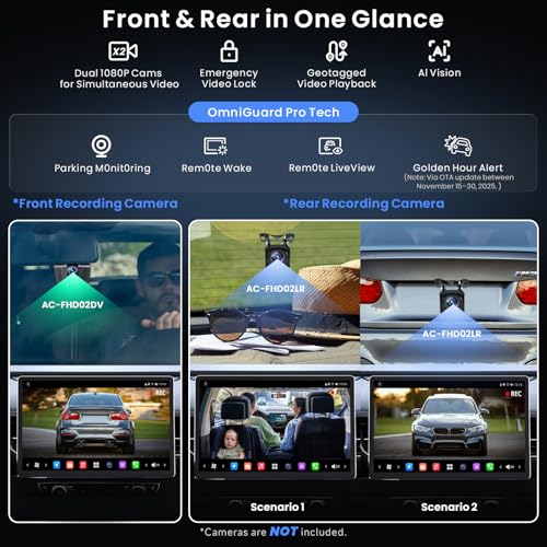 ATOTOZONE 14.1" QLED Single DIN & Double DIN Android Car Stereo, AI Agent & AI Vision, FlexView Pro Display, 7.1.2-Ch Audio, 4V RCA, HDMI in, 4G LTE, 8G+128G, Wireless CP&AA, ADS Protocol, Car IoT Hub,X10G141E - Image 4