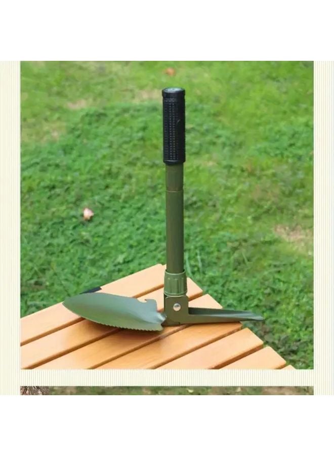 1pc T TOVIA Portable Folding Shovel Heavy Duty Metal Multifunctional Survival Gear - Image 2