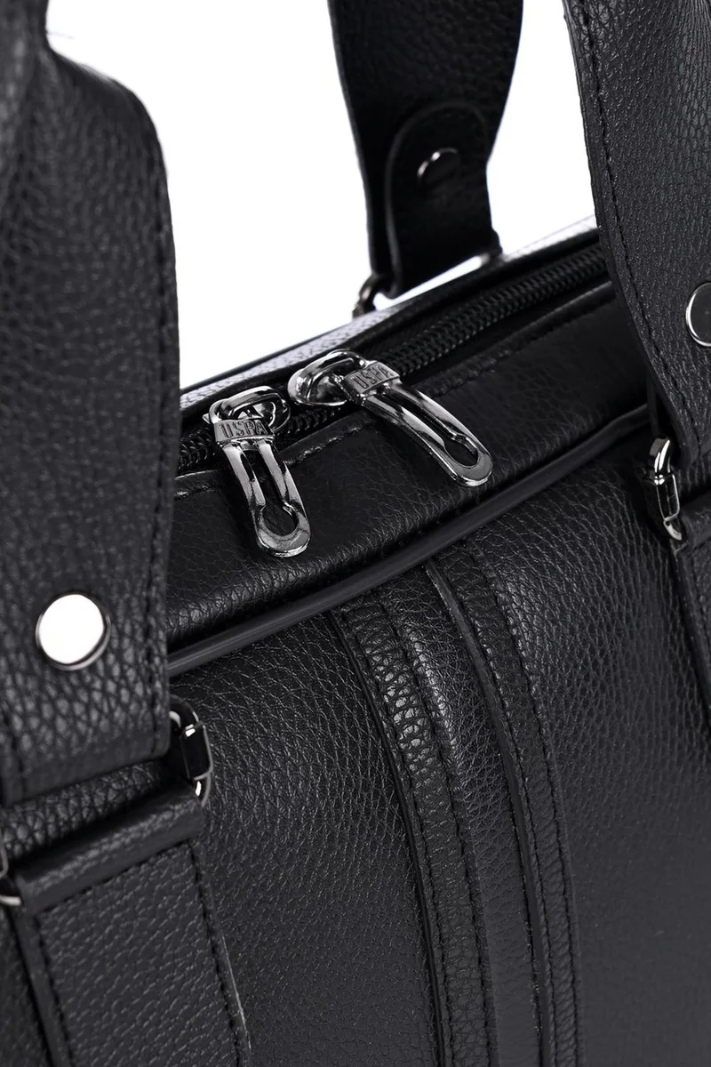 U.S. Polo Assn. BASE. Polo Assn. 6753 Men's Briefcase Black