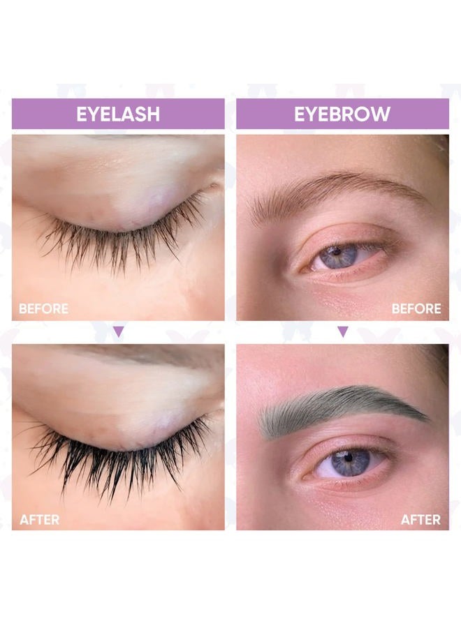 Libeauty Eyelash Black Color Kit, Semi-Permanent Hair Color Kit for Lash and Brow Cute Butterfly Disposable Individual Sachet Kit Instant Voluminous Coloring Eyebrow Colour Kit - Image 2