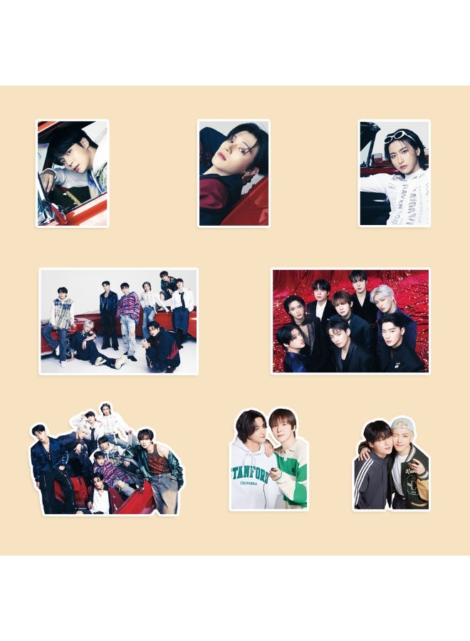 NIBEMINENT 94 Pcs Kpop ATEEZ Birthday Deco Kit Waterproof Stickers, High Definition Printing Bright Colors, Suitable for Laptop Skateboard Luggage Water Bottle Guitar DIY - Image 3