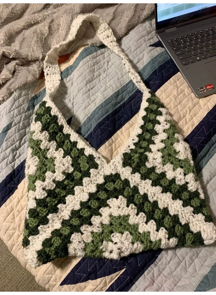 CROCHKA Elegant Handmade Summer Crochet Shoulder Bag
