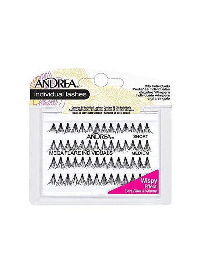 Andrea False Eyelashes Mega Flare Individuals Knot Free Mega Flare Combo Pack - Image 1