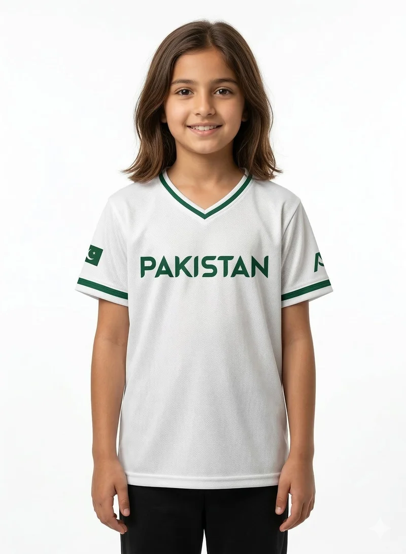 Baseball United Pakistan Baseball National Team Kids' Lifestyle V-Neck Jersey