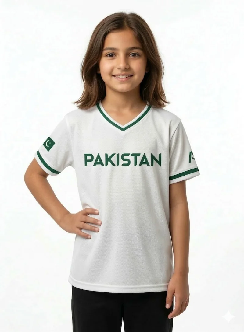 Baseball United Pakistan Baseball National Team Kids' Lifestyle V-Neck Jersey