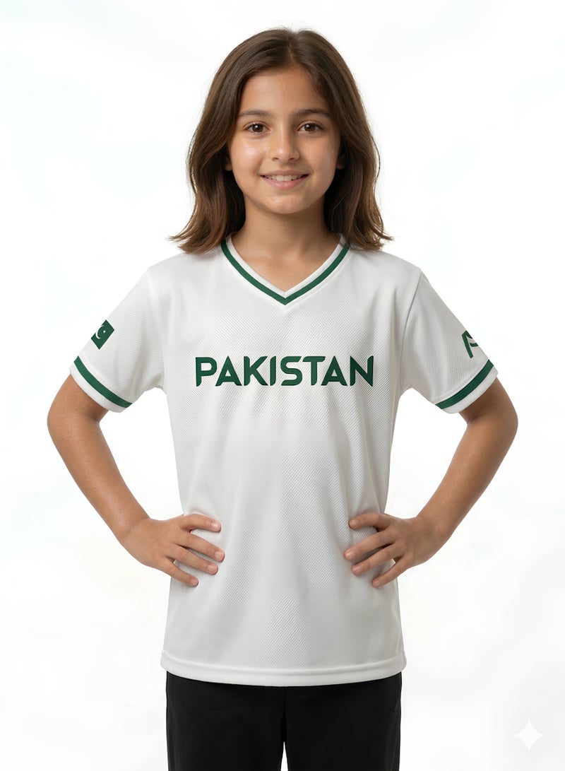 Baseball United Pakistan Baseball National Team Kids' Lifestyle V-Neck Jersey - Image 3