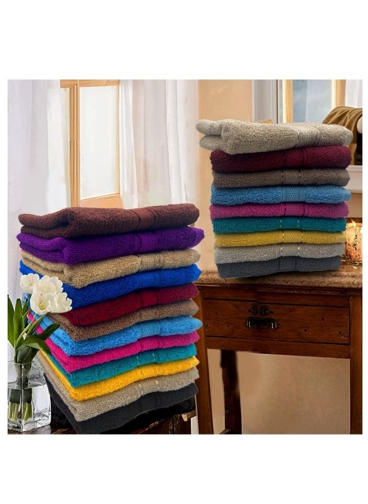 Daffodil(Dark Grey) Premium Hand Towel (40x60Cm-Set of 2) Cotton, Highly Absorbent and Quick dry, Hotel and Spa Quality Bath linen with Stripe Diamond Dobby-500Gsm - pzsku/Z5C060F52267874171FDCZ/45/_/1680532373/e72c8ae0-baed-48af-9d72-93a42d7de8ad