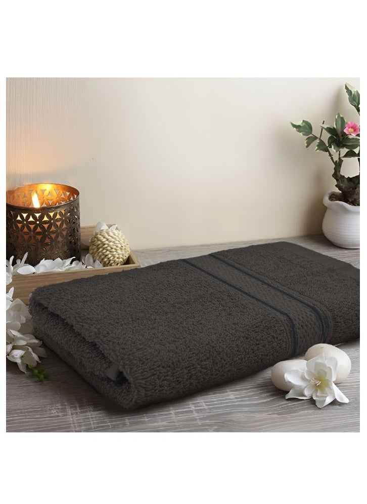 Daffodil(Dark Grey) Premium Hand Towel (40x60Cm-Set of 2) Cotton, Highly Absorbent and Quick dry, Hotel and Spa Quality Bath linen with Stripe Diamond Dobby-500Gsm - pzsku/Z5C060F52267874171FDCZ/45/_/1696494593/4150cf74-f0fc-400f-b6dd-bd267e686b3d