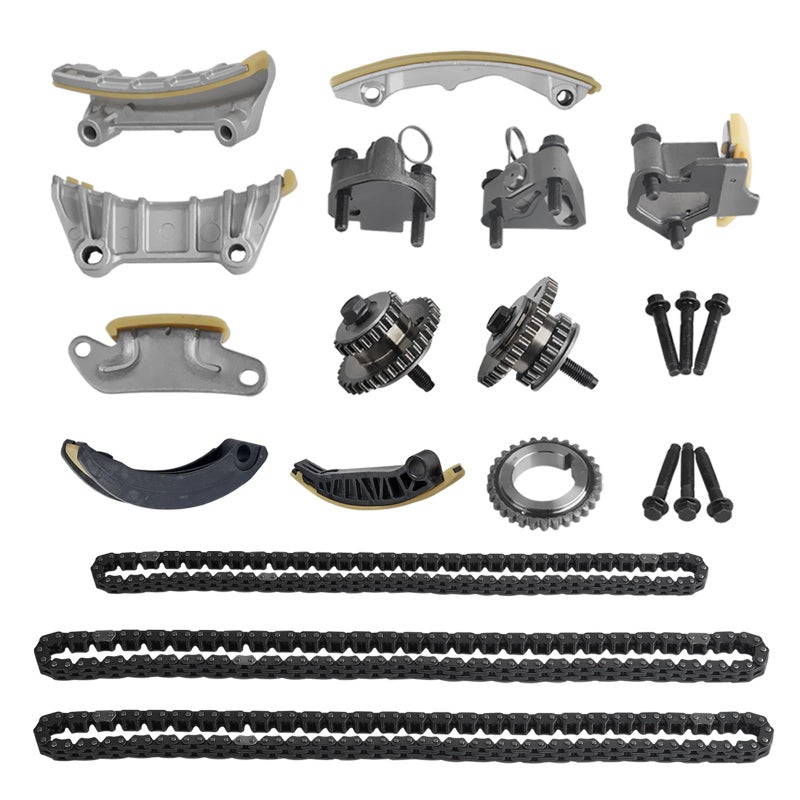 36 Timing Chain Kit with Guide Tensioner Sprocket Fit for Chevy Buick Pontiac Cadillac Saturn GMC Acadia Terrain CTS 28L 30L 36L V6 Engine Replaces 90753S